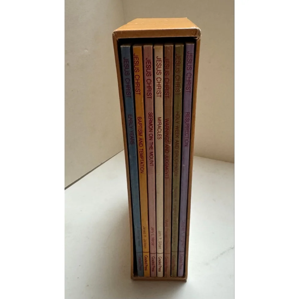 Jesus Christ / Graded Press / Box Set 7 Books (one missing) / Baptism, Sermon...